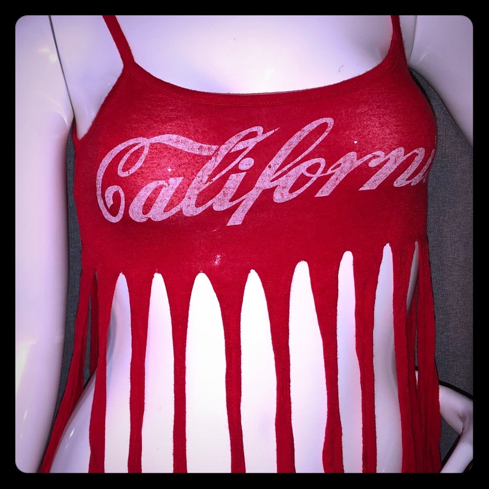 Windsor, California rep.,   tank top.